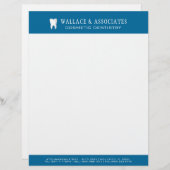 Tandheelkundig bedrijf Letterhead Briefhoofd (Voorkant / Achterkant)