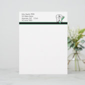 tandheelkundig briefhoofd ontwerp (Staand voorkant)