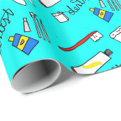 tandheelkundig cadeaupapier (Rol Hoek)