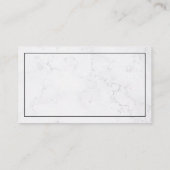 tandheelkundig gereedschap Logo | Achtergrond marm Visitekaartje (Achterkant)