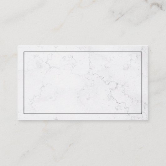 tandheelkundig gereedschap Logo | Achtergrond marm Visitekaartje (Achterkant)