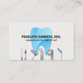 tandheelkundig gereedschap Logo | Tooth-pictogram Visitekaartje (Voorkant)