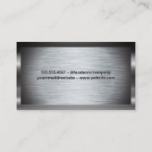 Tandheelkundig gereedschap | metalen borstel visitekaartje (Achterkant)