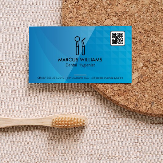 tandheelkundig gereedschap | QR-code Visitekaartje