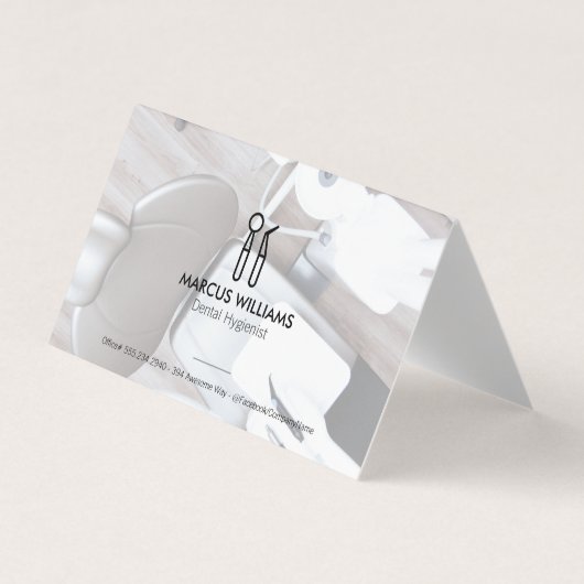 Tandheelkundig gereedschap | Tandarts Kantoor Visitekaartje (Voorkant)