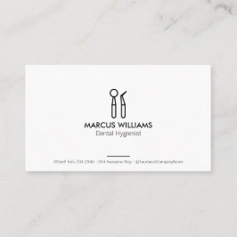 tandheelkundig gereedschap visitekaartje