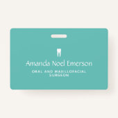 tandheelkundig kantoor badge (Achterkant)