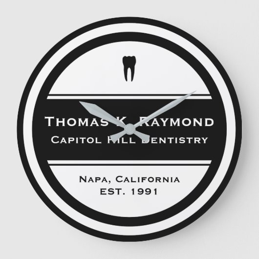 tandheelkundig kantoor grote klok (Voorkant)