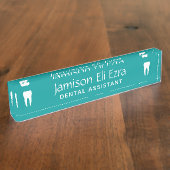 tandheelkundig kantoor naambordje (Zijkant)