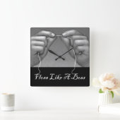 tandheelkundig kantoor vierkante klok (Huis)