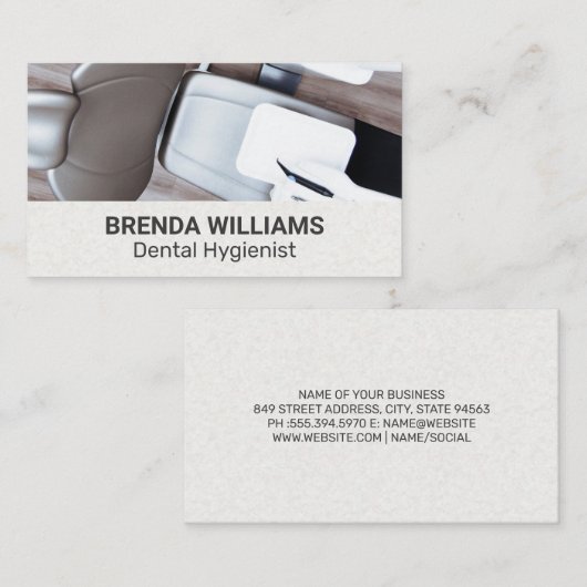 tandheelkundig kantoor visitekaartje (Voorkant / Achterkant)