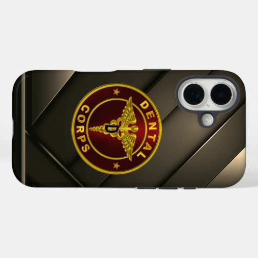 tandheelkundig korps Case-Mate iPhone case (Achterkant (horizontaal))