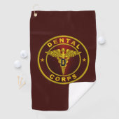 tandheelkundig korps golfhanddoek (Insitu)