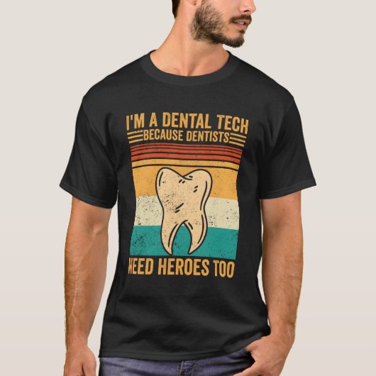 Tandheelkundig lab Tech Technician Assistant Tandh T-shirt (Voorkant)