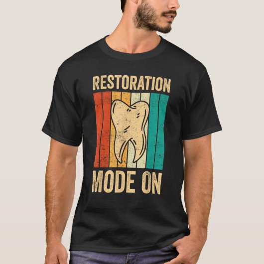 Tandheelkundig lab technische assistent restaurati t-shirt (Voorkant)