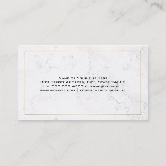 Tandheelkundig Logo | Tand Visitekaartje (Achterkant)