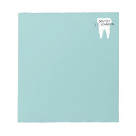 Tandheelkundig notitieblok voor tandheelkundig of 