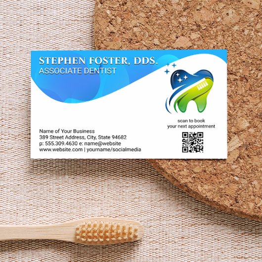 tandheelkundig pictogram | Visitekaartje QR-code