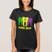 tandheelkundig plein Margi Gras tandheelkundige ve T-shirt (Voorkant)