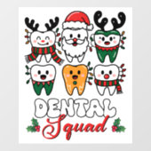 tandheelkundig plein raamsticker (Vel)