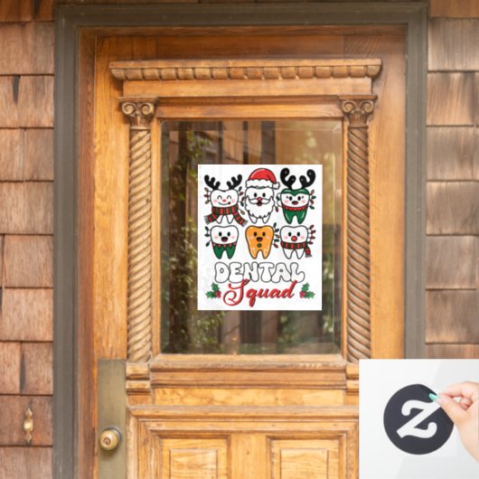 tandheelkundig plein raamsticker (Huis Deur)