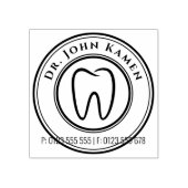 tandheelkundig | Professionele rubberen stempel (Afrduk)