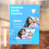 Tandheelkundig tandheelkundig Afbeelding aanpassen Raamsticker (Vel 2)