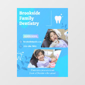 Tandheelkundig tandheelkundig Afbeelding aanpassen Raamsticker (Vel)