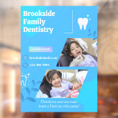 Tandheelkundig tandheelkundig Afbeelding aanpassen Raamsticker (Vel 2)