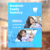 Tandheelkundig tandheelkundig Afbeelding aanpassen Raamsticker (Vel 2)