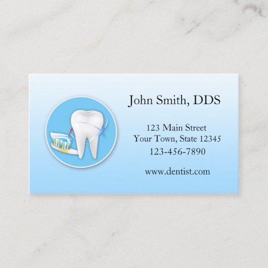 Tandheelkundig Visitekaartje (Voorkant)