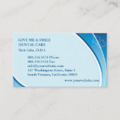 Tandheelkundig Visitekaartje met afspraak Afsprakenkaartje (Voorkant)