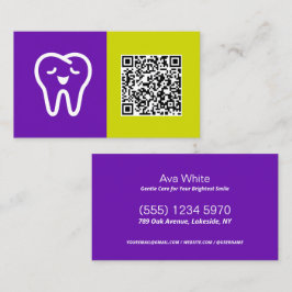 Tandheelkundige aangepaste QR Visitekaartje