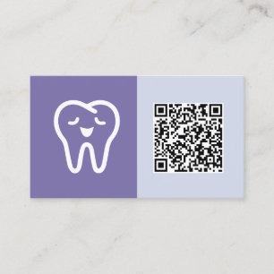 Tandheelkundige aangepaste QR Visitekaartje