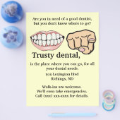 Tandheelkundige advertentie Flyer (Enkel)