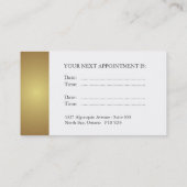 Tandheelkundige/algemene tandheelkundige Visitekaa Afsprakenkaartje (Achterkant)