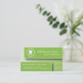 Tandheelkundige/algemene tandheelkundige Visitekaa Afsprakenkaartje (Staand voorkant)