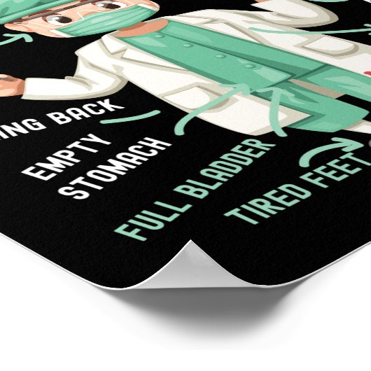 tandheelkundige anatomie van een tandheelkundige poster (Hoek)