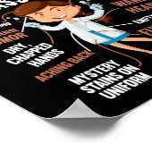 tandheelkundige anatomie van een tandheelkundige poster (Hoek)