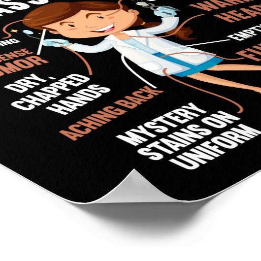 tandheelkundige anatomie van een tandheelkundige poster (Hoek)