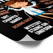 tandheelkundige anatomie van een tandheelkundige poster (Hoek)