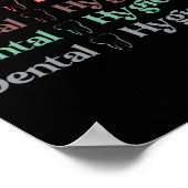 tandheelkundige apotheker | Dentist Dentist Dental Poster (Hoek)