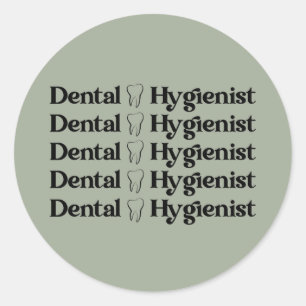 tandheelkundige apotheker   Dentist Dentist Dental Ronde Sticker