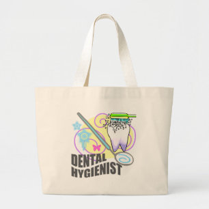 tandheelkundige apotheker grote tote bag