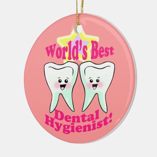 tandheelkundige apotheker keramisch ornament (Links)