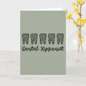 tandheelkundige apotheker | RDH Dentist leopard ta Kaart (Gele Bloem)