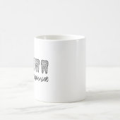 tandheelkundige apotheker | RDH Dentist leopard ta Koffiemok (Center)