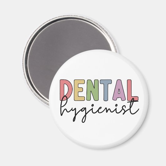 tandheelkundige apotheker RDH geregistreerd tandhe Magneet (Voorkant / Achterkant)