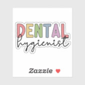 tandheelkundige apotheker RDH geregistreerd tandhe Sticker (Vel)