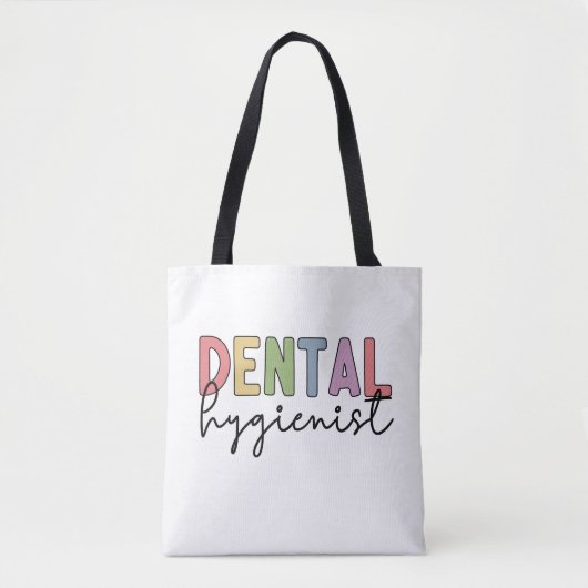 tandheelkundige apotheker RDH geregistreerd tandhe Tote Bag (Voorkant)